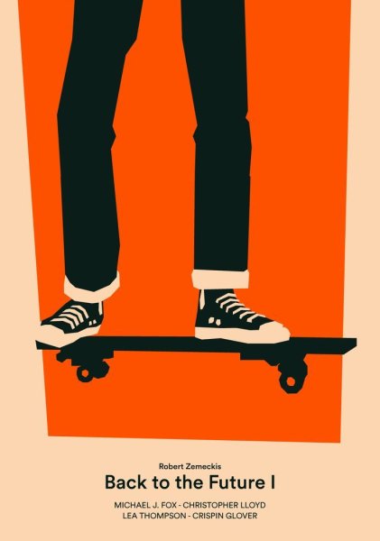 Минималистичные плакаты к фильмам