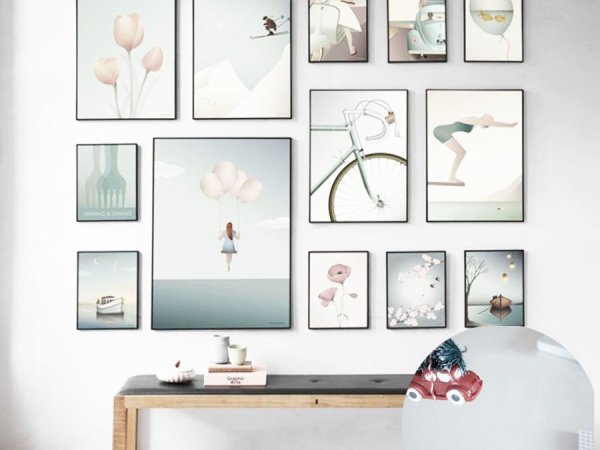 Постер для интерьера в стиле Сканди