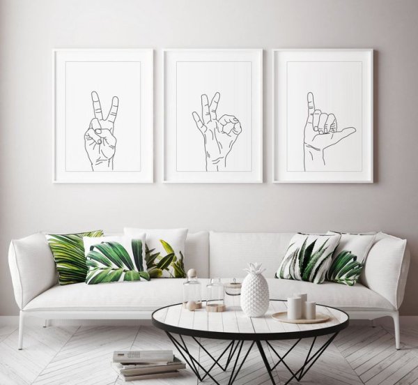 Постеры в скандинавском стиле