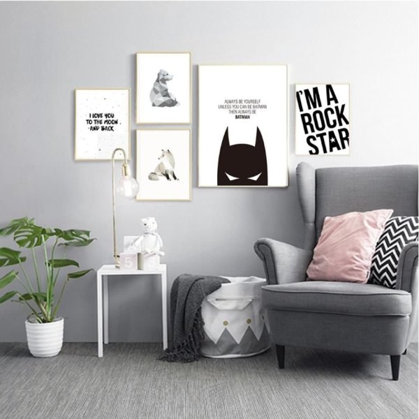 Постер Сканди акварель