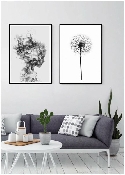 Постер Сканди Monstera