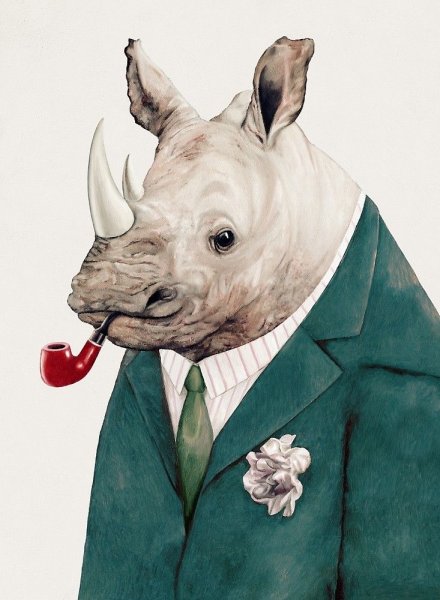 Олень в лесу