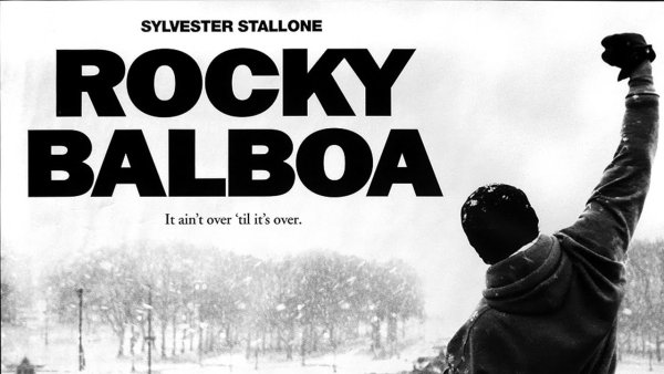 Постер Рокки Бальбоа с мотивацией
