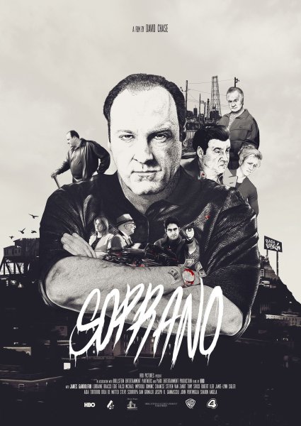 Клан сопрано сериал Постер