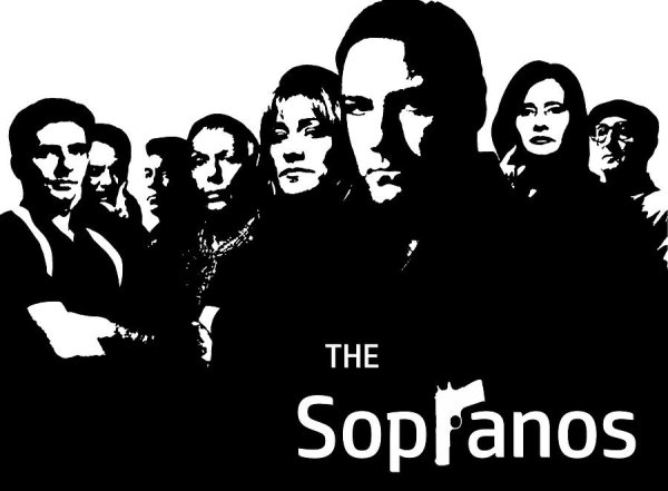 Клан сопрано арт Постер