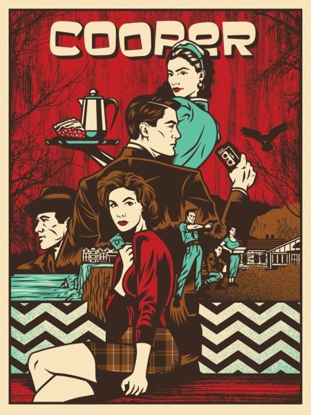 Твин пикс арт постеры