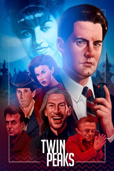 Твин пикс плакат