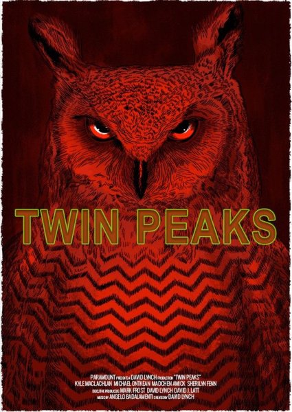 Твин пикс сериал Постер