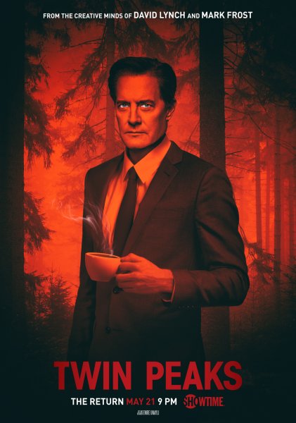 Twin Peaks the Return Showtime poster