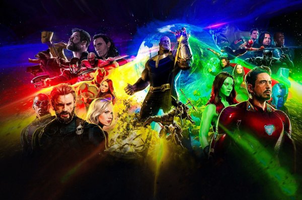 Мстители война бесконечности 4к