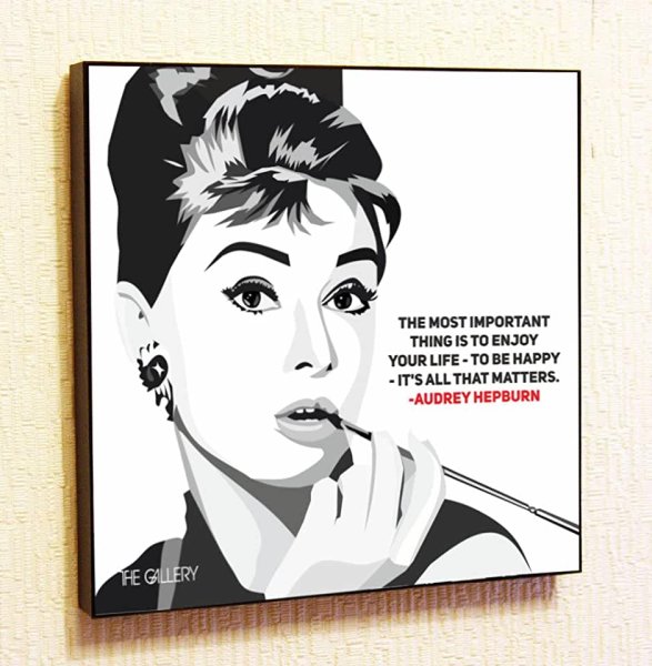 Одри Хепберн картина поп арт