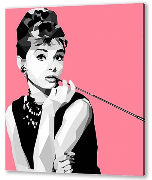 Одри Хепберн с факью