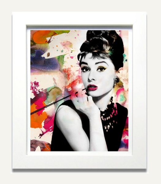 Одри Хэпберн завтрак у Тиффани Постер