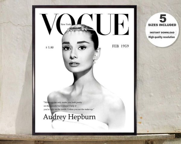 Одри Хепберн завтрак у Тиффани Постер