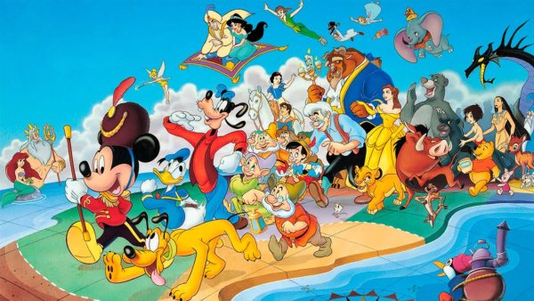 Герои мультиков Уолт Дисней