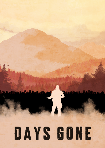 Игра Days gone Постер