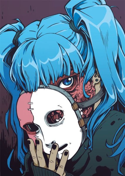 Салли фейс плакат