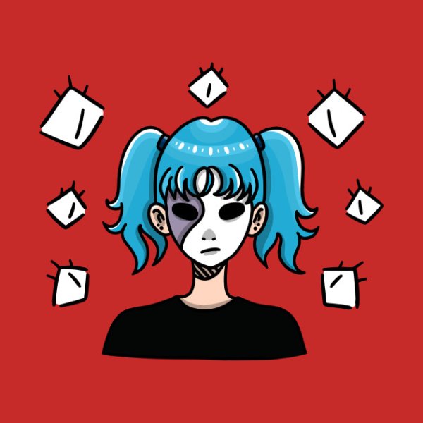 Стикеры Салли фейс