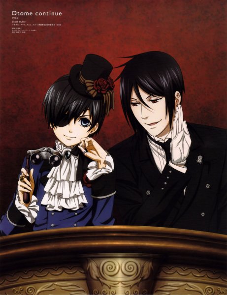 Тёмный дворецкий аниме Постер