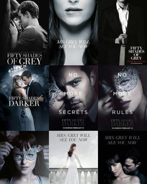 Джейми Дорнан Постер 50 оттенков серого