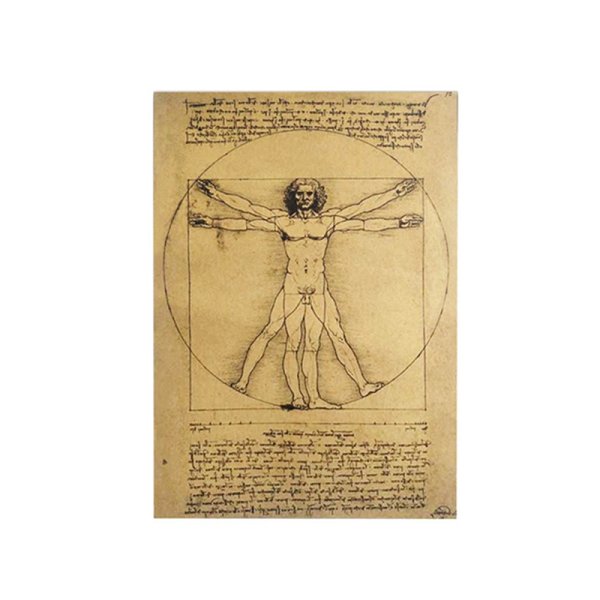 Витрувианский человек Леонардо