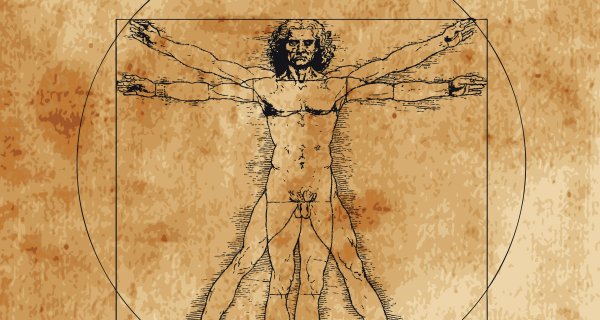 Витрувианский человек Леонардо да Винчи Витрувий