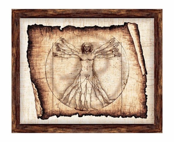 Леонардо да Винчи человек в круге