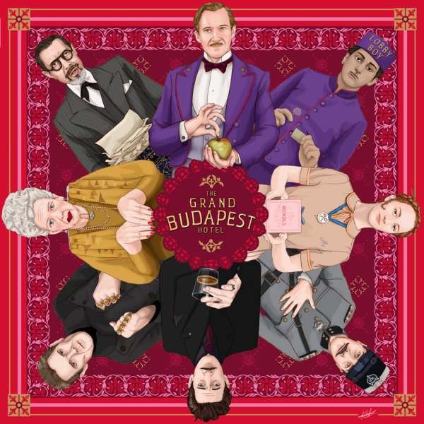 Отель Гранд Будапешт Постер