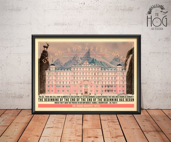 Отель Гранд Будапешт фильм 2014 Постер