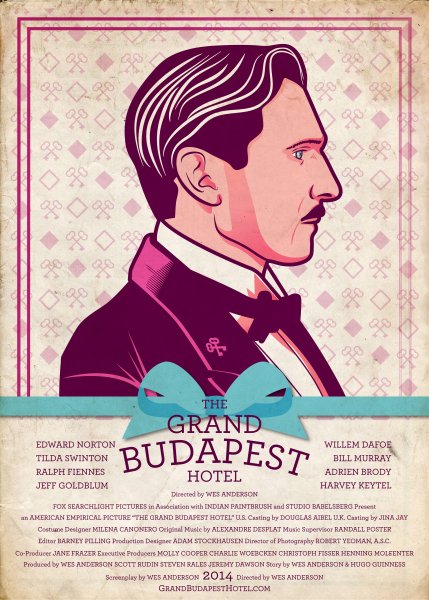 Отель Гранд Будапешт плакат