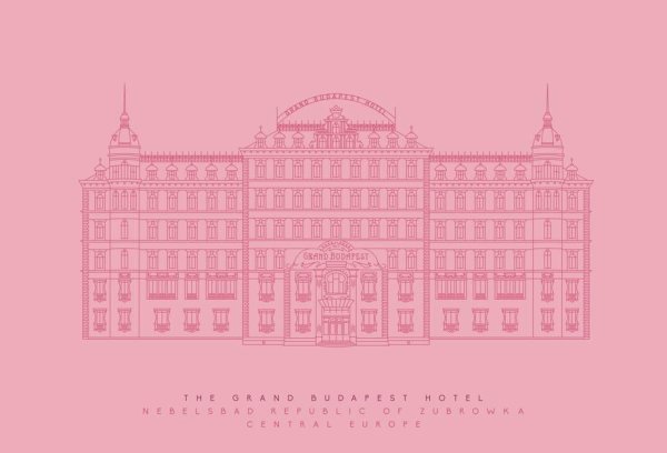 Отель Гранд Будапешт фильм 2014 Постер