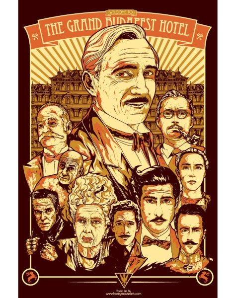 Отель Гранд Будапешт Постер