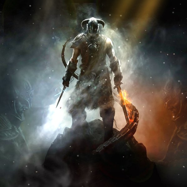 The Elder Scrolls v Skyrim обложка