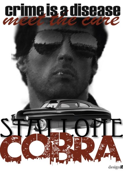 Сильвестр Сталлоне Кобра Постер