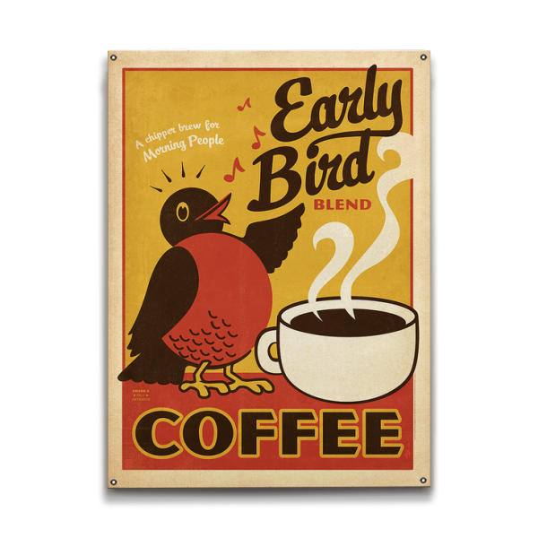 Реклама кофе ретро картинки