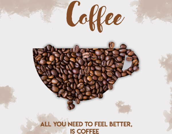 Рекламный плакат кофе