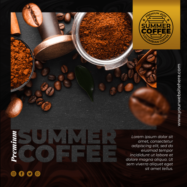 Постер кофе