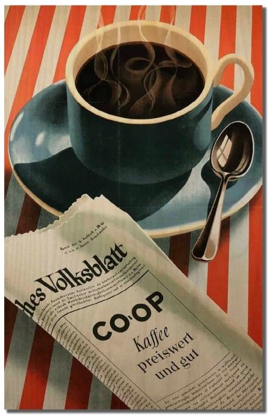 Винтажные постеры кофе