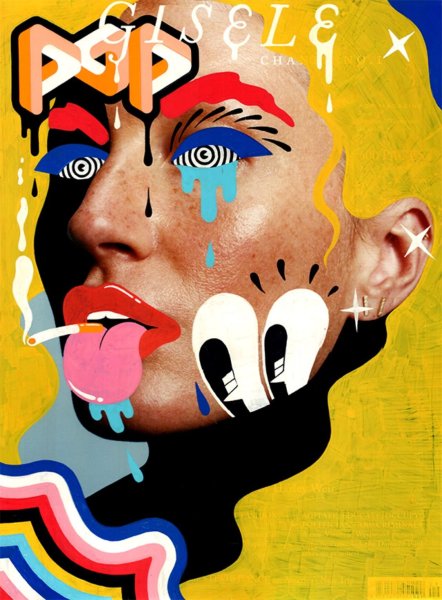 Коллаж в стиле поп арт