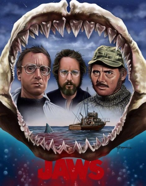 Jaws 1975 Art