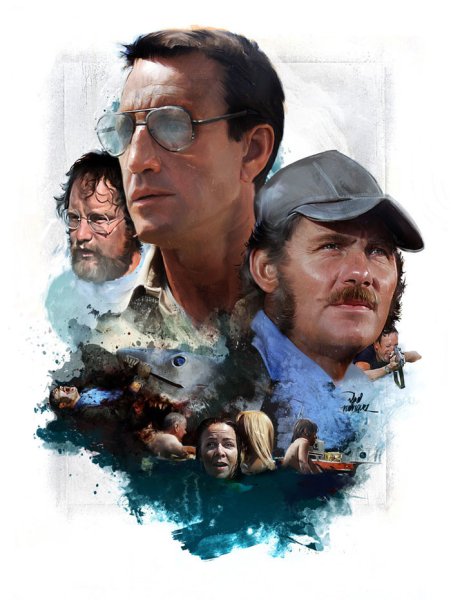 Jaws 1975 Art