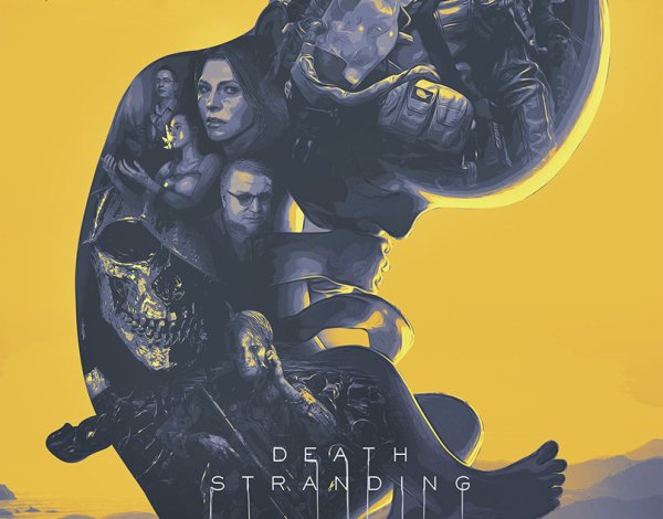 Кодзима Death Stranding Постер