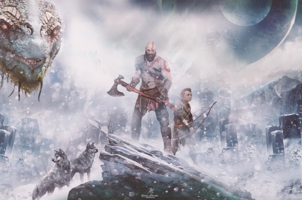 God of War 2018 Постер