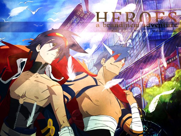 Гуррен Лаганн плакат