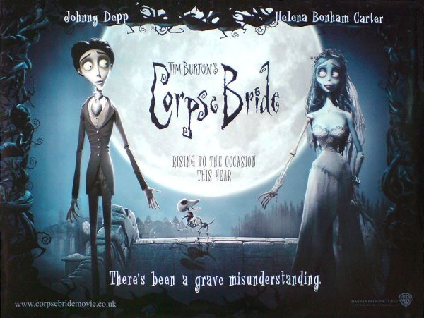 Труп невесты тим Бертон Постер