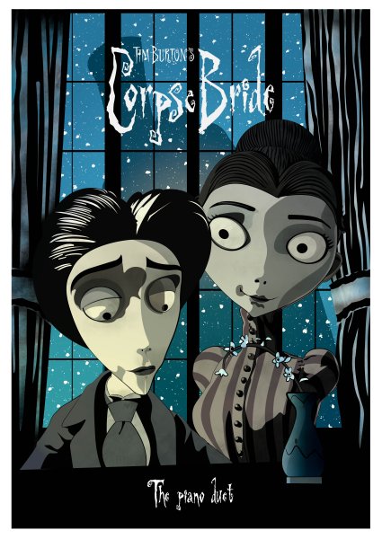 Tim Burton Corpse Bride poster