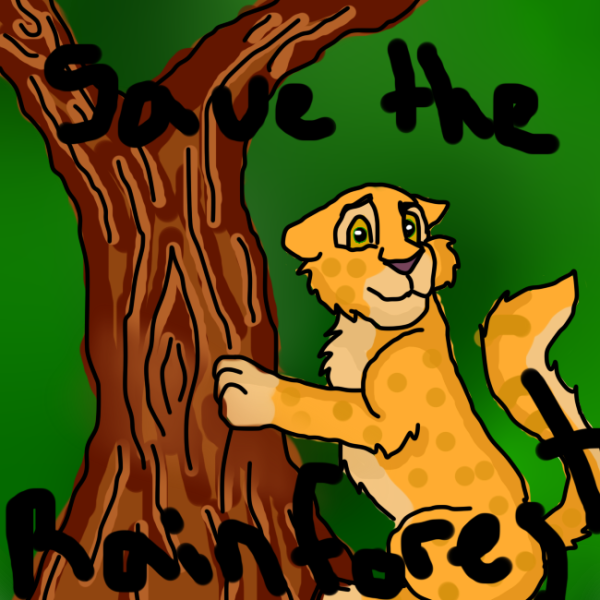 Save the Rainforests плакат