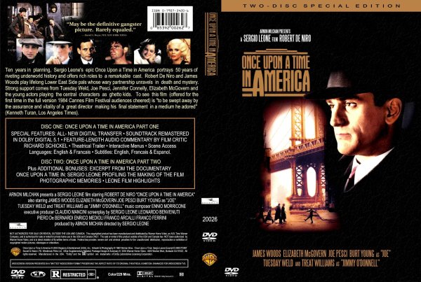 Однажды в Америке фильм 1984 видеокассеты