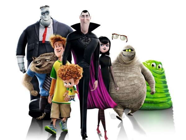 Герои мультфильма отель Трансильвания