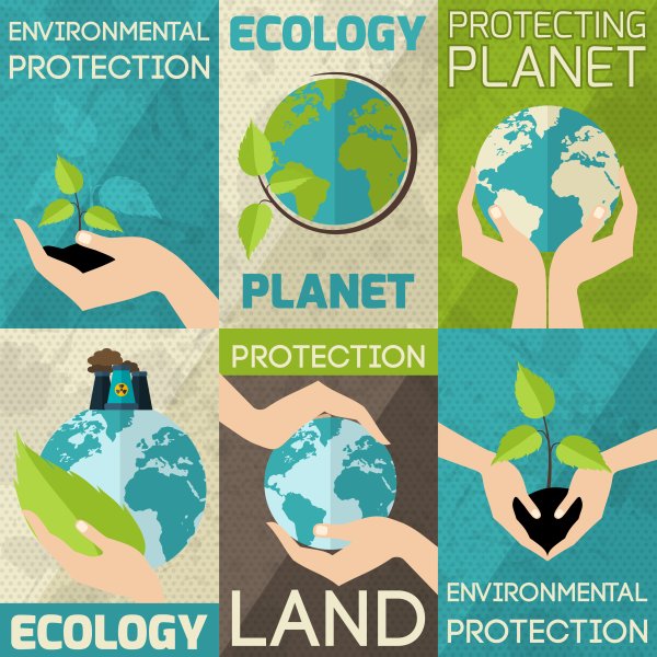 Экологический плакат на английском